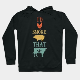 Funny Farm Animals I'd Smoke That Hoodie